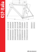Load image into Gallery viewer, Colnago C59 Italia