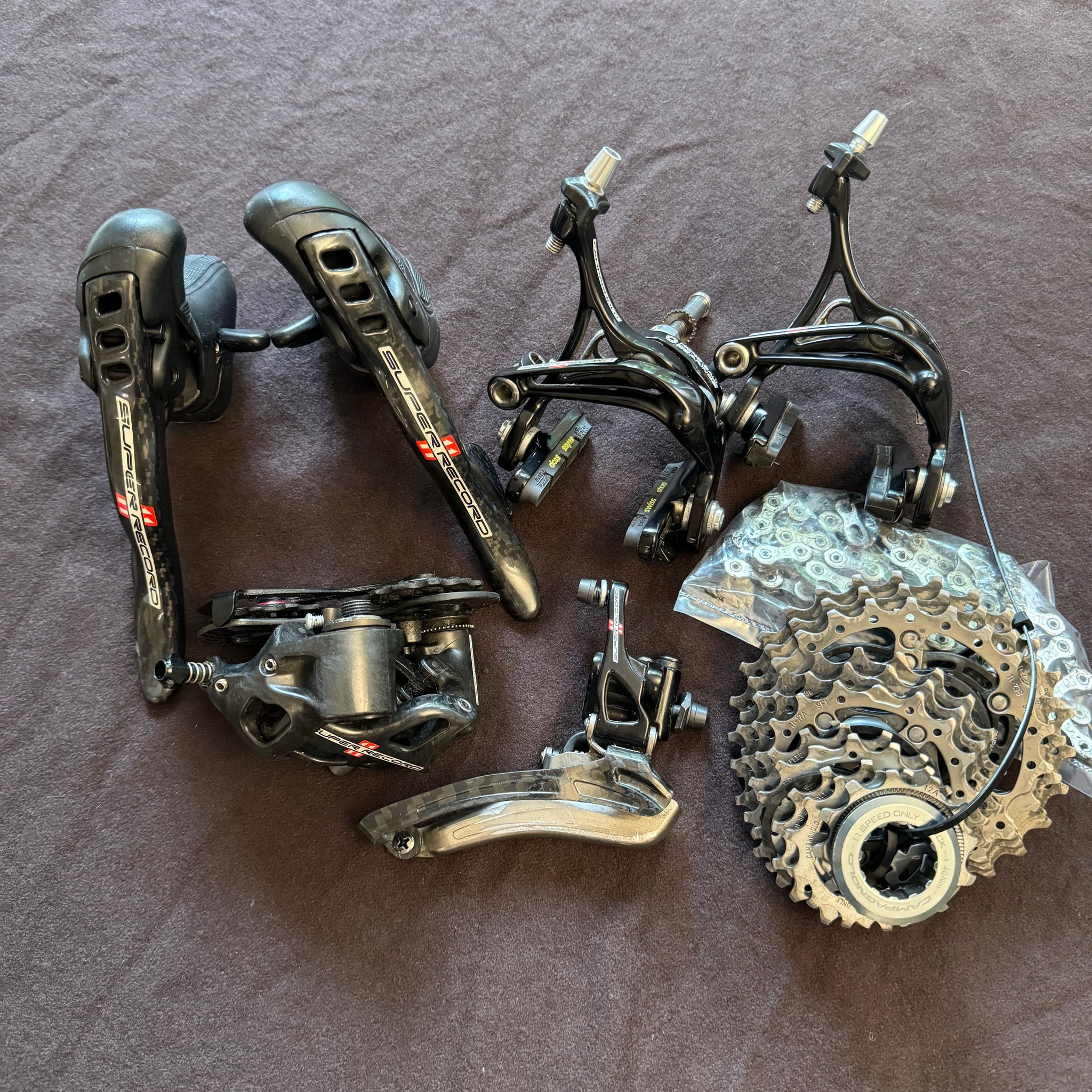 Gold Campagnolo C Record Rear Derailleur Campagnolo Super Record