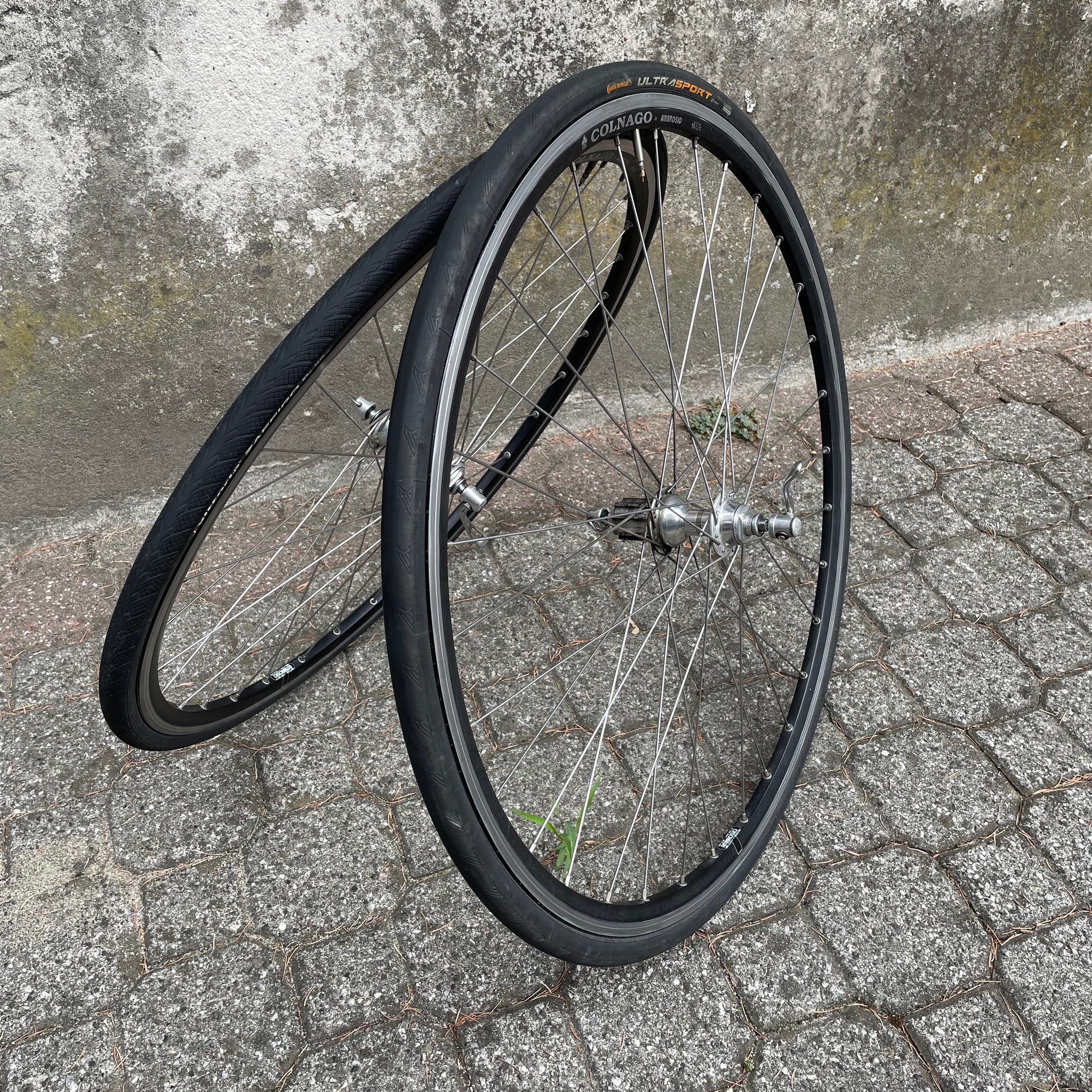 Category WHEELS - vintage bike : a Pair of wheels Ambrosio Colnago / Campagnolo Record 8v , Pair of wheels CA Category WHEELS - vintage bike : a Pair of wheels Ambrosio Colnago / Campagnolo Record 8v , Pair of wheels CA