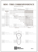 Load image into Gallery viewer, RIM - TIRE CORRESPONDENCE - N. 2022-04
